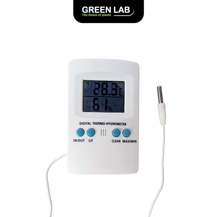 GreenLab מד טמפרטורה / לחות 2 נקודות